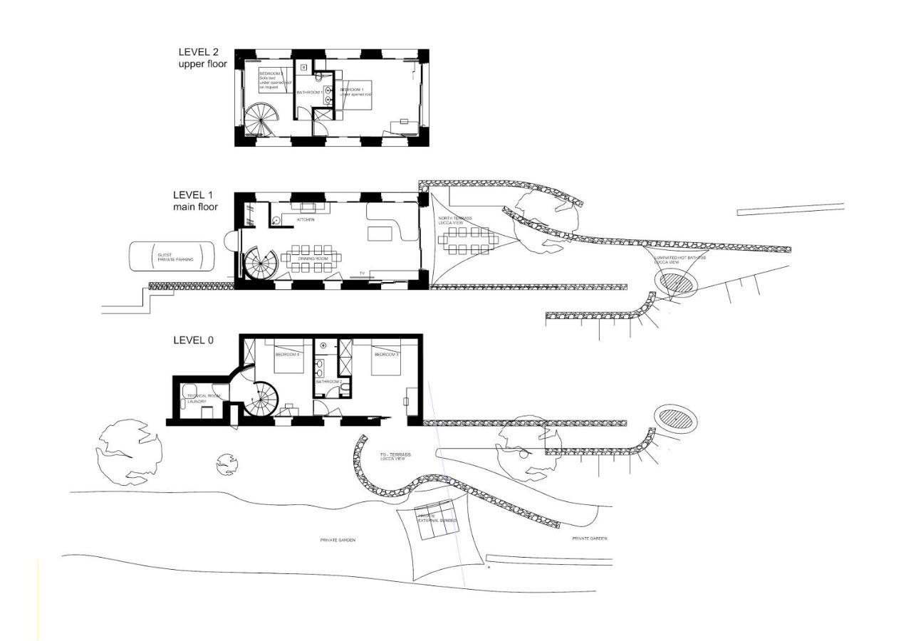 Villetta Farfallina "The Unique Property In The World With An Openable Roof" 루카 외부 사진